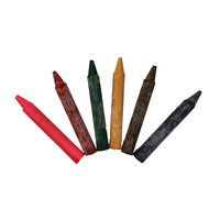 Crayones de Cera de Abeja Natural Ecológicos Bonvada, 12 Colores, No Tóxicos, Colores Brillantes, Personalizables, Seguros para Mayores de 3 Años