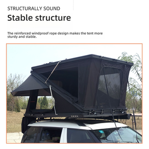 Tente de toit pliable universelle de type Z en alliage d'aluminium à coque rigide pour <span class=keywords><strong>camping</strong></span> en voiture, SUV, tout-terrain - Product Image 3