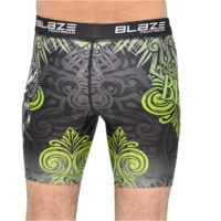 Short de compression de sport d'été taille haute personnalisé pour hommes Leggings élastiques de yoga extensibles à longueur de genou pour le cyclisme et la course à pied
