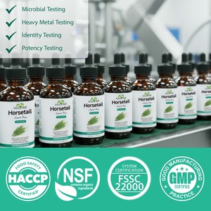 ソロツリー天然植物エキス ヴィーガン ホーステール液状ドロップス 栄養補助食品 アルコール・砂糖不使用 ホーステールハーブチンキ - Product Image 6