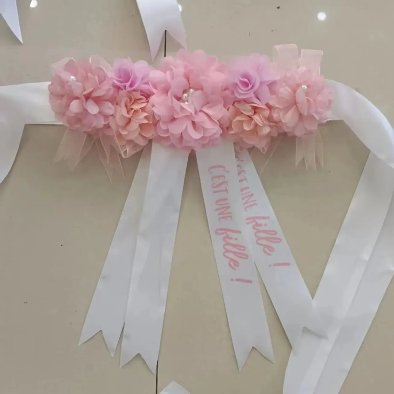 Cintura a fascia fatta a mano di alta qualità decorazione alla moda delle donne incinte festa della mamma festa di nozze laurea diretta