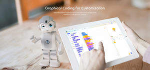 Robot éducatif <span class=keywords><strong>de</strong></span> codage graphique UBTECH Alpha Mini professionnel pour l'apprentissage STEM à l'école, robotique humanoï<span class=keywords><strong>de</strong></span> créative pour les enfants - Product Image 5