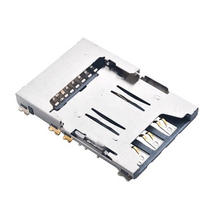 Support de carte <span class=keywords><strong>NANO</strong></span> SIM 6P + <span class=keywords><strong>Micro</strong></span> <span class=keywords><strong>SD</strong></span> 8P pour lecteur de carte IOT de moniteur, <span class=keywords><strong>adaptateur</strong></span>/boîtier/prise de carte TF, type SMT H2.3 en Inde VNM - Product Image 2