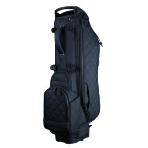 Bolsa de Golf de Lujo Acolchada con Diamantes, Impermeable, de Cuero PU Mate, con 5 Compartimentos y Cubierta para Lluvia - Product Image 4