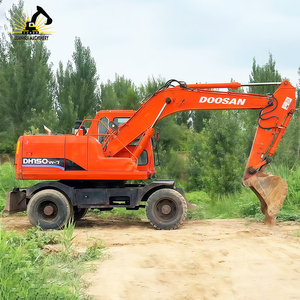 Doosan เครื่องขุด150W-7ใช้สำหรับโครงการพัฒนาเมืองระบบควบคุมไฮดรอลิกขั้นสูงมีประสิทธิภาพสูงและทนทาน - Product Image 4