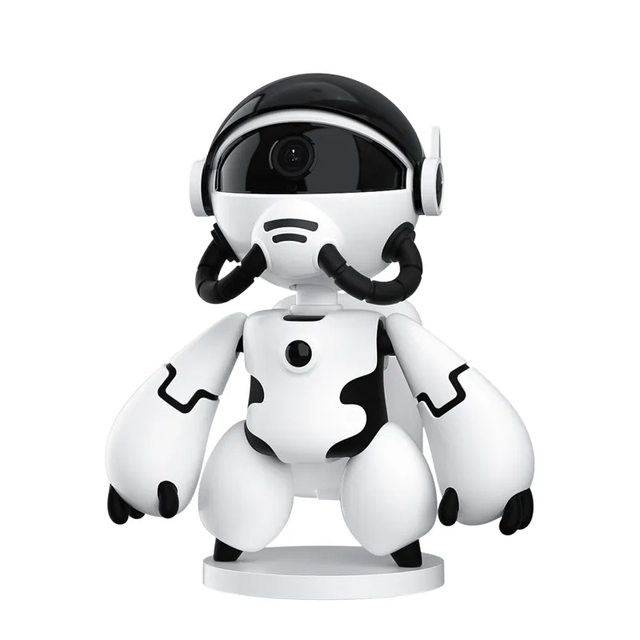 New Design Robot Ultra-long Standby Battery PIR Camera 1080p 2MP Wifi Robotic Arm Camera Indoor Home Security Camera