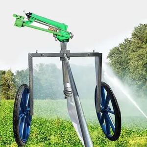 Beperkte Tijd Korting Boerderij Automatische Irrigatie 1.5 "50M Big Water Regenpistool 360 Impact Sprinkler Voor Landbouw Irrigatie Syst