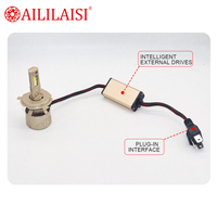 Ampoule LED à double faisceau H4 H7 H11 9005 9006 12000lm 6000K 60W Tout-en-un Faisceau précis Refroidissement efficace Toutes conditions météorologiques pour phare de voiture