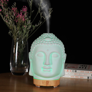 Difusor de Aroma con Cabeza de Buda, Humidificador Ultrasónico USB de 100 ml con Luz LED, Difusor de Aceites Esenciales para el Hogar - Product Image 3