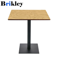 Plateau de table carré en marbre, utilisation intérieure et extérieure, bureau compact en stratifié