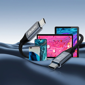 Câble USB C vers USB C 240W 48V 5A Charge ultra rapide Câble de données tressé en nylon Type C pour MacBook Pro <span class=keywords><strong>Samsung</strong></span> iPhone 15 16 - Product Image 3