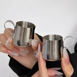 12.5/30ml Mini Coffee Milk Frothing Jug Latte Art Milk Frother Pitcher Stainless Steel <strong>Measurement</strong> Jug Pot Coffee Accessories - Product Image 1