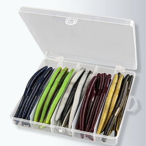 Appât souple en plastique Aotuo, directement du fabricant, leurre bionique en forme de ver sans hameçons pour la pêche à la truite en rivière - Product Image 1