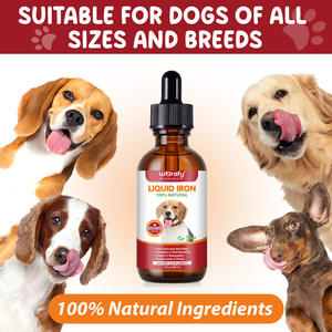 Worafy migliore qualità Pet assistenza sanitaria gocce di ferro liquido 100% integratori minerali di ferro naturale per cani - Product Image 6