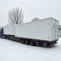 Système de traitement des eaux usées conteneurisé à lit mobile MBBR, faible production de boues pour projet de réutilisation des eaux usées domestiques, certifié CE