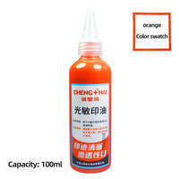 Encre de timbre Flash bleu noir pour timbres 50ML