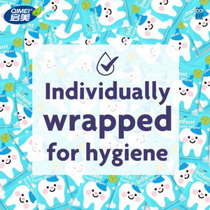 Solutions de marque privée Lingettes pour dents de nourrisson pour un nettoyage buccal en douceur chaque jour et en déplacement avec des ingrédients sûrs et de qualité comestible - Product Image 4