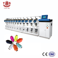 Machine à bobiner le fil textile, conception moderne, moteur à économie d'énergie, bobineuse de bobines à cône pour grandes fileries de coton