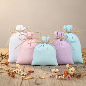 Wholesale Cotton and Linen Storage Drawstring <b>Bags</b> Jewelry Storage <b>Packaging</b> <b>Bags</b> Custom Logo Printed - Product Image 1