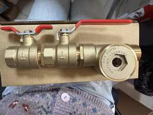 Connexion de test d'inspecteur de haute qualité 175PSI, 400WOG, inspecteur d'incendie de vanne <span class=keywords><strong>à</strong></span> bille en laiton de 1 pouce, pour système d'incendie - Product Image 2