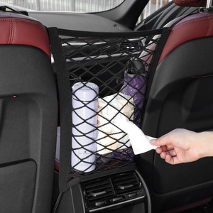 Más Vendido: Malla de seguridad para perros para <span class=keywords><strong>coche</strong></span>, Barrera para mascotas, Bolsa de malla para almacenamiento en el asiento del <span class=keywords><strong>coche</strong></span>, Bolsa de almacenamiento interior, Bolsa colgante para el respaldo del asiento - Product Image 4