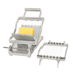 Affettatrice per Formaggio Manuale in Acciaio Inox di Grado Alimentare, Ideale per Affettare e Tagliare a Cubetti - Product Image 1