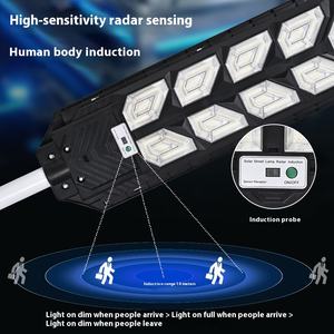 Farola solar LED de alta potencia, luz de jardín integrada, <span class=keywords><strong>cuerpo</strong></span> laminado ABS de inducción de <span class=keywords><strong>cuerpo</strong></span> <span class=keywords><strong>humano</strong></span> para uso doméstico al aire libre - Product Image 4