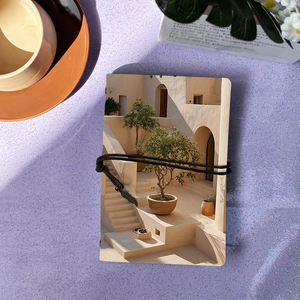 Cuaderno de laboratorio con papel amarillo retro 80 hojas Cierre de cuerda y colgante de metal Se adapta al manejo de fugas químicas y entrenamiento de seguridad - Product Image 1