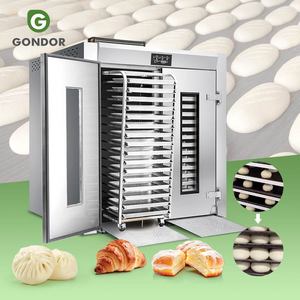 Armoire de fermentation électrique en acier inoxydable sur roulettes pour 16 plateaux de cuisson 40 cm x 60 cm - Product Image 1