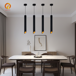 Lámpara <span class=keywords><strong>Colgante</strong></span> LED de Aluminio Simple para Mesita de Noche, Isla de Cocina, Restaurante, Sala de Estar, Iluminación <span class=keywords><strong>Colgante</strong></span> de Ingeniería GU10 - Product Image 4