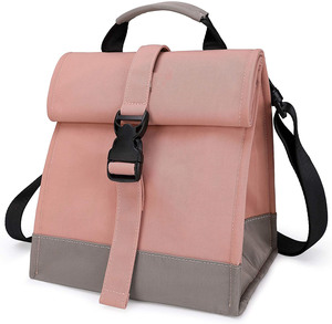 Sac isotherme de luxe personnalisé avec logo, écologique, classique, pour le <span class=keywords><strong>déjeuner</strong></span>, l'école, le travail, les voyages - Sac fourre-tout imperméable, durable et pliable - Product Image 1
