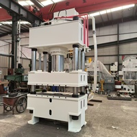 Prensa Hidráulica de Cuatro Columnas de 200T con PLC y Motor para Estampado y Conformado de Chapa Metálica a Alta Velocidad - Fabricación de Herrajes y Utensilios de Cocina
