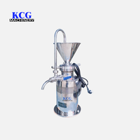 Moulin colloïdal vertical en acier inoxydable, rectifieuse rapide de peinture au latex de sauce aux arachides et au sésame d'asphalte, rectifieuse