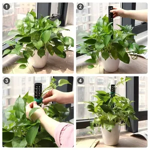 Poteau plante bricolage acrylique PVC Support piquets empilable en plastique plante mousse pôle pour plantes grimpantes - Product Image 5