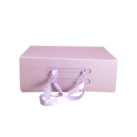 Boîtes cadeaux rigides de luxe magnétiques en papier spécial pliables et recyclables personnalisées pour mariage