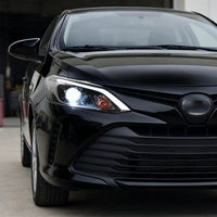 Ensemble de phares LED KGKB pour Toyota Vios XP150 NSP151 2017-2019, mise à niveau style Demon Eyes, lentille de projecteur, Plug & Play