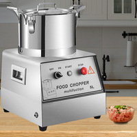220V Professionele 1400 tpm Ui-Aardappel-Knoflook-Vlees Snijder/Molen/Processor Groente Voedsel Elektrische voor Commerciële Catering