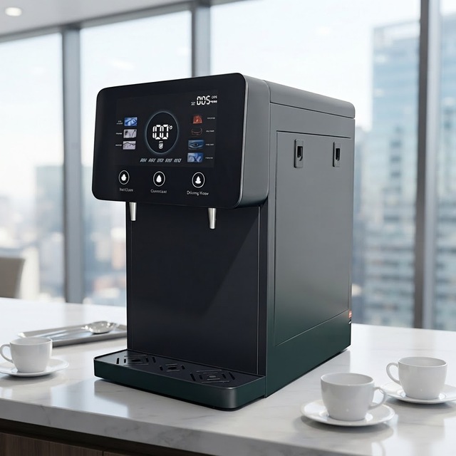 Touch Screen Desktop Hot Cold Water Dispenser Commercial Office Water Cooler Machine With Multiple Temperature Settings