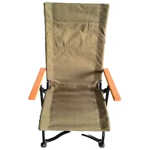 כיסאות מתקפלים ניידים כבדים כיסא קמפינג לחוץ עם מחסן