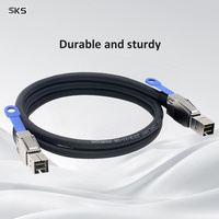 Cavo Esterno 12G HD Mini SAS SFF-8644 a SFF-8644 ad Alta Densità 36 Pin per Trasferimento Dati JBOD SAN NVMe