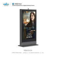 Pantalla LED Tótem Vertical Digital P4 a Todo Color, Impermeable IP65, con Control de Atenuación para Exteriores, Centros Comerciales y Autobuses