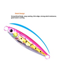 Leurre de pêche artificiel en métal rigide, jig biomimétique imprimé en 3D pour la pêche en rive, leurre de pêche au bar, fabriqué en Chine