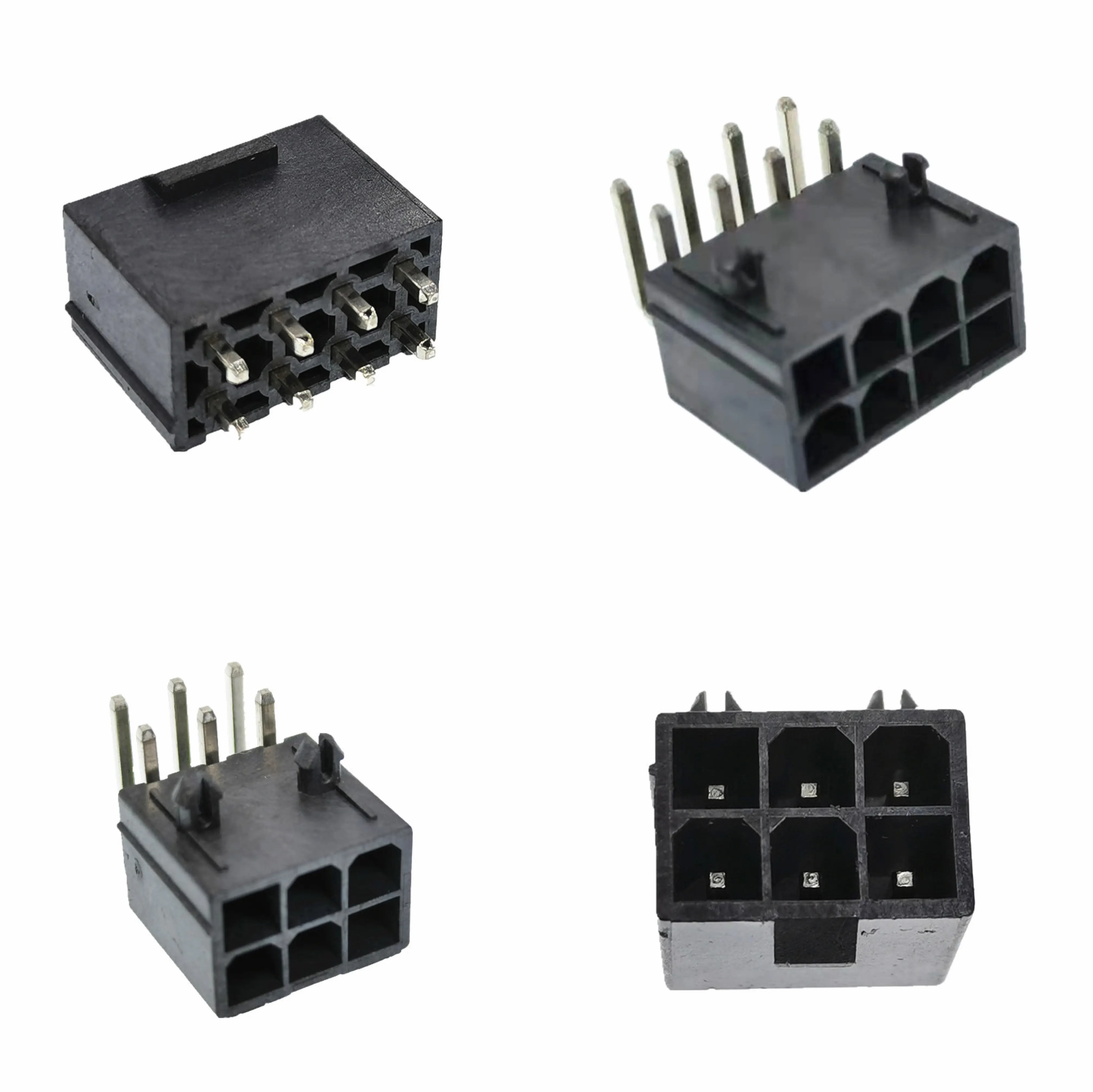 3.0 4.2 5.7mm 4 6 8 10 12 14 16 18 20 22 24 Pin 90 180 Degree ATX Connector Pins Female ATX Connector