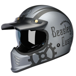<span class=keywords><strong>Diseño</strong></span> <span class=keywords><strong>personalizado</strong></span> color gris Cascos <span class=keywords><strong>de</strong></span> motocicleta Cascos <span class=keywords><strong>de</strong></span> cara completa - Product Image 1