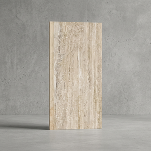 กระเบื้องปูพื้นพอร์ซเลนขัดเงาสีเบจ Voyega Travertine ขนาด 800x1600 มม. ขายส่ง - Product Image 4