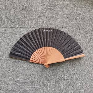 23cm gỗ rắn gấp fan hâm mộ đám cưới retro phụ nữ hiện đại tối giản đạo cụ cổ điển khiêu vũ bên tay người hâm mộ Quà Tặng - Product Image 1