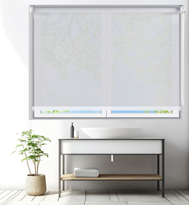 Con lăn Màu màn cơ giới trong nhà không có khoan Con lăn màu và màn rèm cuốn rèm cửa tuyệt - Product Image 4