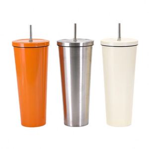 Wholesale 25oz Reusable SS304 Stainless Steel Double Wall Vacuum Tumbler Lid <b>Straw</b> Customized Logo Temperature Display Travel - Product Image 1