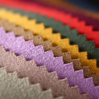 Nouveau tissu doux à prix réduit pour toutes les saisons, en maille de faux scuba suédé, personnalisable en poids, pour vêtements