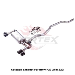 ท่อไอเสียสแตนเลสแบบ Catback ยี่ห้อ Vortex Racing สำหรับ BMW F22 218i 220i ปี 2014-2024 ชุดระบบวาล์วควบคุมเสียงประสิทธิภาพสูง - Product Image 6